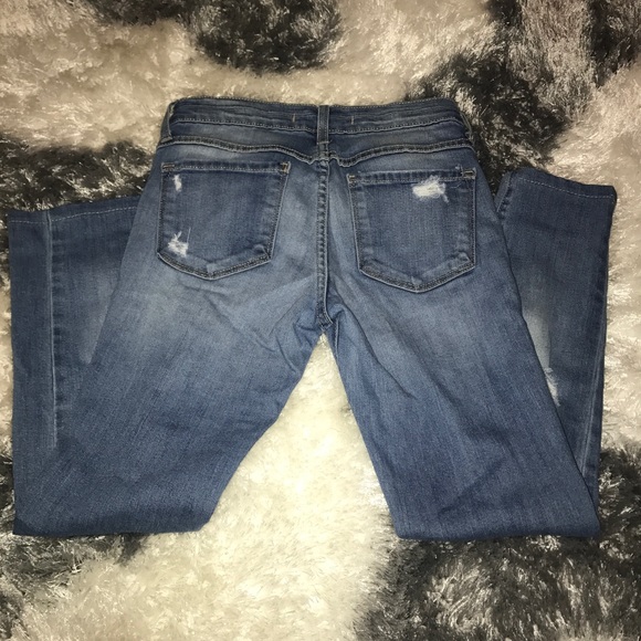 Light wash destructed Flying Monkey jeans - Picture 3 of 4